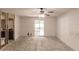 Under renovation living area with sliding glass doors at 3214 Amanda St, Punta Gorda, FL 33950