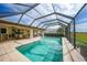 Enjoy this beautiful pool and screened enclosure at 3723 Tripoli Blvd, Punta Gorda, FL 33950