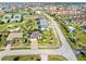 Aerial view of a neighborhood with a single Gathering home at 3937 Bal Harbor Blvd, Punta Gorda, FL 33950