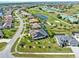 Aerial view showcasing home's location in a golf course community at 3937 Bal Harbor Blvd, Punta Gorda, FL 33950