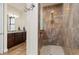 Spacious bathroom with walk-in shower and double vanity at 3937 Bal Harbor Blvd, Punta Gorda, FL 33950