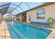 Enclosed lap pool perfect for a refreshing swim at 3937 Bal Harbor Blvd, Punta Gorda, FL 33950