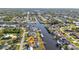 Aerial view showcasing house and neighborhood at 4107 Rock Creek Dr, Port Charlotte, FL 33948