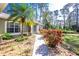 Landscaped walkway leading to the front entrance of the house at 4198 Kinlock St, North Port, FL 34286