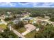 Aerial view of a single Gathering home with a large backyard at 4401 Boeing Ln, North Port, FL 34287