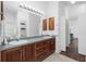 Bathroom boasting double vanity and ample counter space at 4401 Boeing Ln, North Port, FL 34287