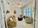 Comfortable sitting room featuring a sofa and armchairs at 4530 Turnberry Cir, North Port, FL 34288