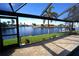 Stunning canal view from the screened pool area at 506 Monaco Dr, Punta Gorda, FL 33950