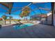 Enclosed pool area with a screened patio at 5089 San Rocco Ct, Punta Gorda, FL 33950