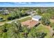 Aerial view showcasing house and surrounding landscape at 6174 Alloway St, Englewood, FL 34224