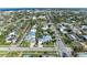 Aerial view of the house and surrounding area at 668 W Olympia Ave, Punta Gorda, FL 33950