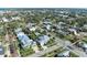 Aerial view showcasing home's location in a neighborhood at 668 W Olympia Ave, Punta Gorda, FL 33950