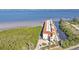 Aerial view of waterfront condos with boat slips at 900 E Marion Ave # 1301, Punta Gorda, FL 33950