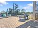 Community BBQ area with grills and patio seating at 900 E Marion Ave # 1301, Punta Gorda, FL 33950