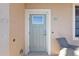 Modern front door with keyless entry at 900 E Marion Ave # 1301, Punta Gorda, FL 33950