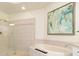 Spa-like bathroom with soaking tub and walk-in shower at 98 Vivante Blvd # 98317, Punta Gorda, FL 33950