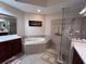 Relaxing bathroom with soaking tub and walk-in shower at 99 Vivante Blvd # 415, Punta Gorda, FL 33950