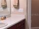 Simple bathroom with single sink and vanity at 99 Vivante Blvd # 415, Punta Gorda, FL 33950