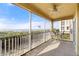 Screened balcony overlooking the water with seating at 101 N Marion Ct # 114, Punta Gorda, FL 33950