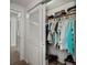 Spacious closet with double doors and ample hanging space at 1350 Aqua View Ln, Englewood, FL 34223