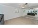 Bright dining area with tile floor and mirrored wall at 1350 Aqua View Ln, Englewood, FL 34223