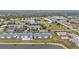 Aerial view of community and surrounding landscape at 1501 San Cristobal Ave # 1205, Punta Gorda, FL 33983