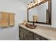 Modern bathroom with a copper sink and upgraded vanity at 1501 San Cristobal Ave # 1205, Punta Gorda, FL 33983