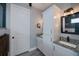Bathroom boasts double vanity, granite counters, and a walk-in shower at 15308 Acorn Cir, Port Charlotte, FL 33981