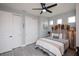 Bedroom with unique headboard and neutral decor at 15308 Acorn Cir, Port Charlotte, FL 33981