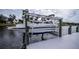 Private boat lift at the dock at 15308 Acorn Cir, Port Charlotte, FL 33981
