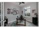 Bright home office features built-in shelving and large window at 15308 Acorn Cir, Port Charlotte, FL 33981