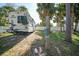 Jayco RV parked in the backyard at 21241 Winside Ave, Port Charlotte, FL 33952