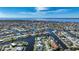 Aerial view of canal-side homes and neighborhood at 2171 Bayou Rd, Punta Gorda, FL 33950