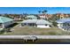 Aerial view of house and backyard at 2171 Bayou Rd, Punta Gorda, FL 33950