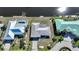 High-angle view of houses near a waterway at 2171 Bayou Rd, Punta Gorda, FL 33950