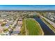 Aerial view showing home's location in a golf course community at 24060 Buckingham Way, Punta Gorda, FL 33980