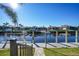 Private boat dock with access to the waterway at 2521 Rio Grande Dr, Punta Gorda, FL 33950