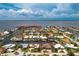 Bird's-eye view showcasing a single-Gathering home in a waterfront community at 2730 Rio Ct, Punta Gorda, FL 33950