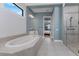 Bathroom with soaking tub and view of bedroom at 2730 Rio Ct, Punta Gorda, FL 33950