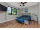 Main bedroom with king-size bed and large window at 2730 Rio Ct, Punta Gorda, FL 33950