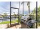 Gas grill on patio with canal view at 2730 Rio Ct, Punta Gorda, FL 33950