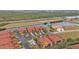 Aerial view of community showing building location and waterway at 3500 Mondovi Ct # 212, Punta Gorda, FL 33950