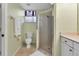 Clean bathroom with toilet, shower, and vanity at 3500 Mondovi Ct # 212, Punta Gorda, FL 33950