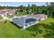 Aerial view showing a home with solar panels at 4024 Feather Ter, North Port, FL 34286