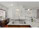 Kitchen with granite countertops and stainless steel sink at 4465 Kaskin Ave, North Port, FL 34286