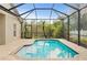 Screened pool with ample backyard space at 4465 Kaskin Ave, North Port, FL 34286