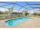 Screened pool and patio area at 4465 Kaskin Ave, North Port, FL 34286