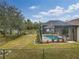 Private backyard oasis with a screened pool at 4557 Sabrina Ter, North Port, FL 34286