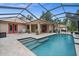 Large screened pool and patio with plenty of space at 5208 Griggs Ave, North Port, FL 34291