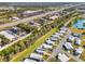 Aerial view of mobile home in community near shops at 5298 Palena Blvd, North Port, FL 34287